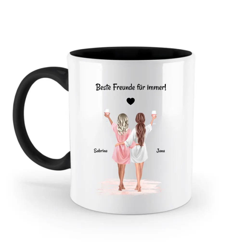 JGA personalisierte Tasse beste Freundin & Braut - Cantty