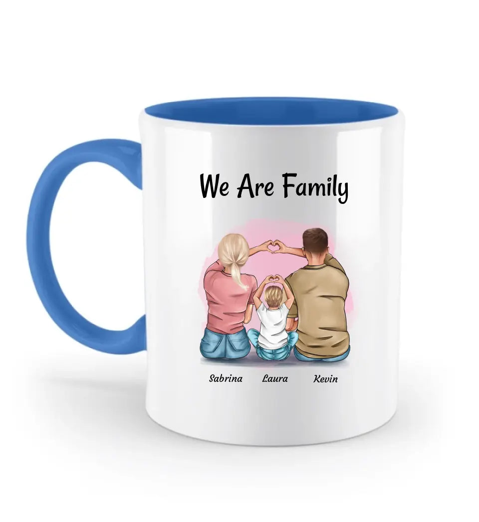 Mama Papa Kind Tasse personalisiert - Cantty