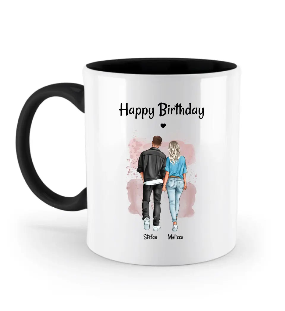 Geburtstag Tasse für Freundin von Freund personalisiert - Cantty