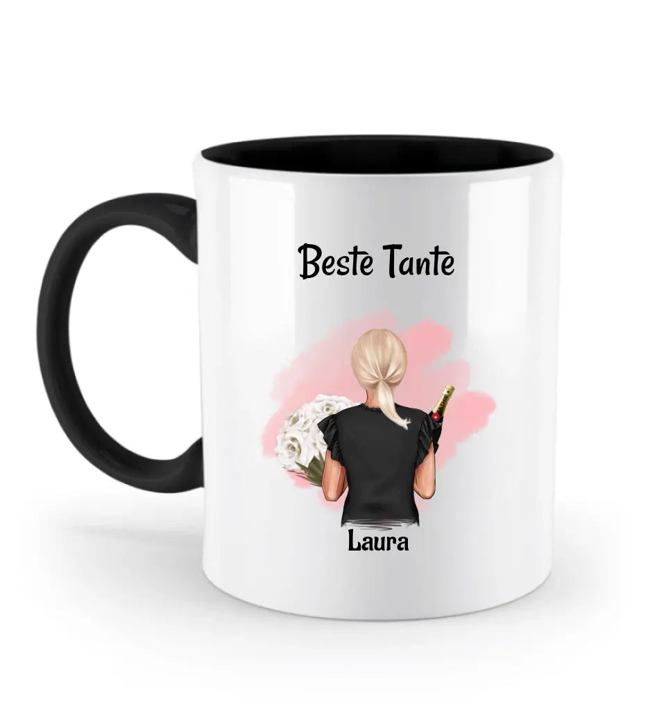 Geschenk Tante Tasse personalisiert - Cantty