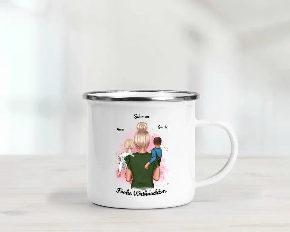 Tasse Weihnachtsgeschenk Patenkind an Patentante personalisiert - Cantty