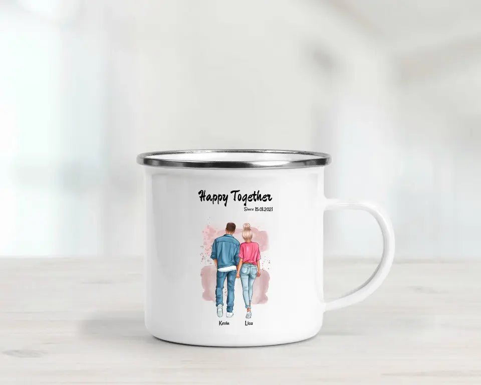 Freundin Jahrestag Tasse Geschenk von Freund personalisiert - Cantty