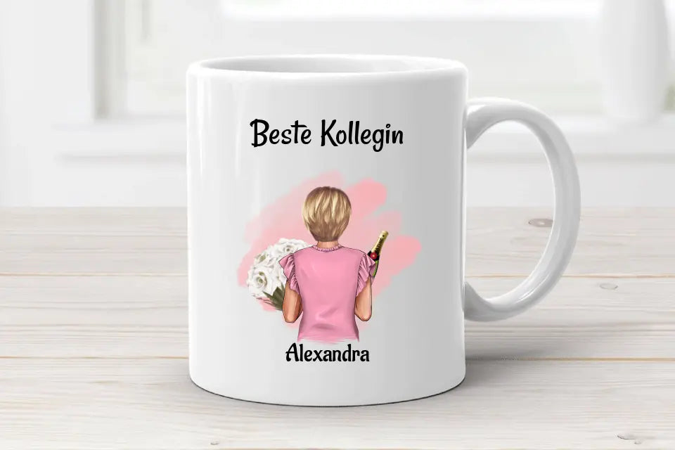 Tasse für Kollegin Geschenk personalisiert - Cantty