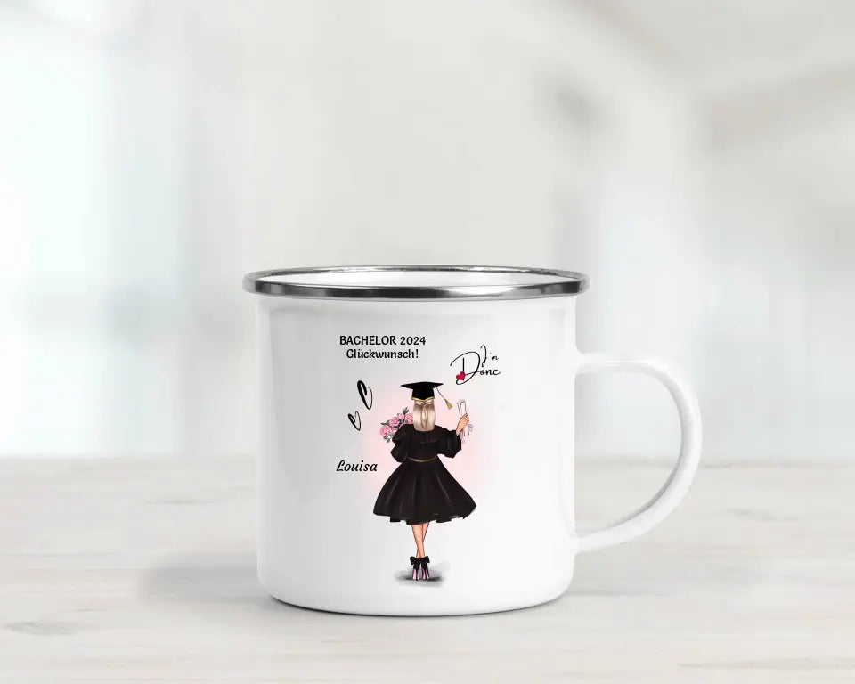 Tochter Tasse Bachelor Abschlussgeschenk selber gestalten - Cantty