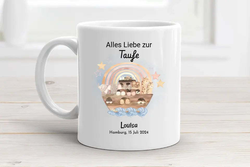 Mädchen Taufe Tasse personalisiert - Cantty