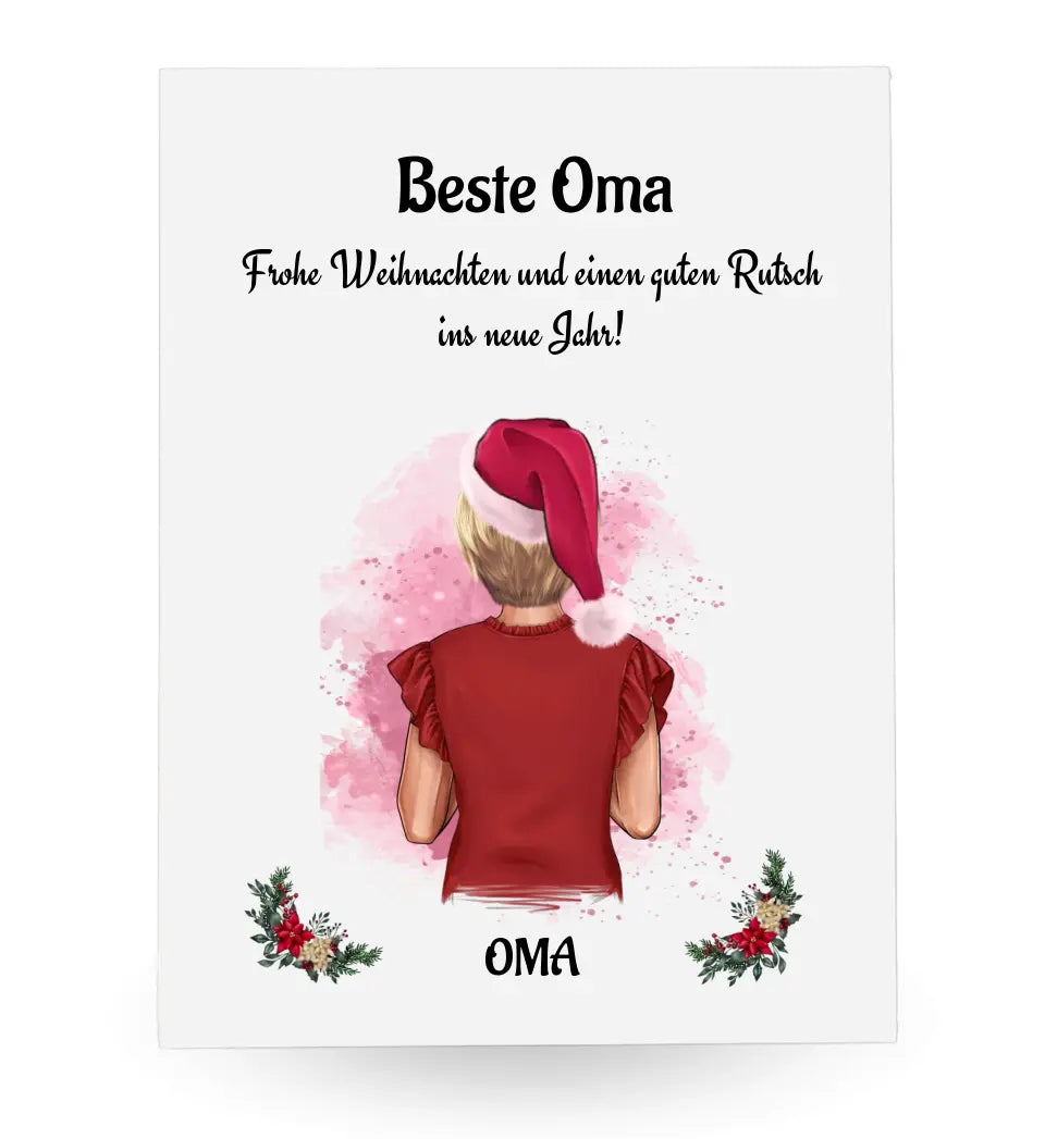 Oma Acrylglas Weihnachtsgeschenk selber gestalten