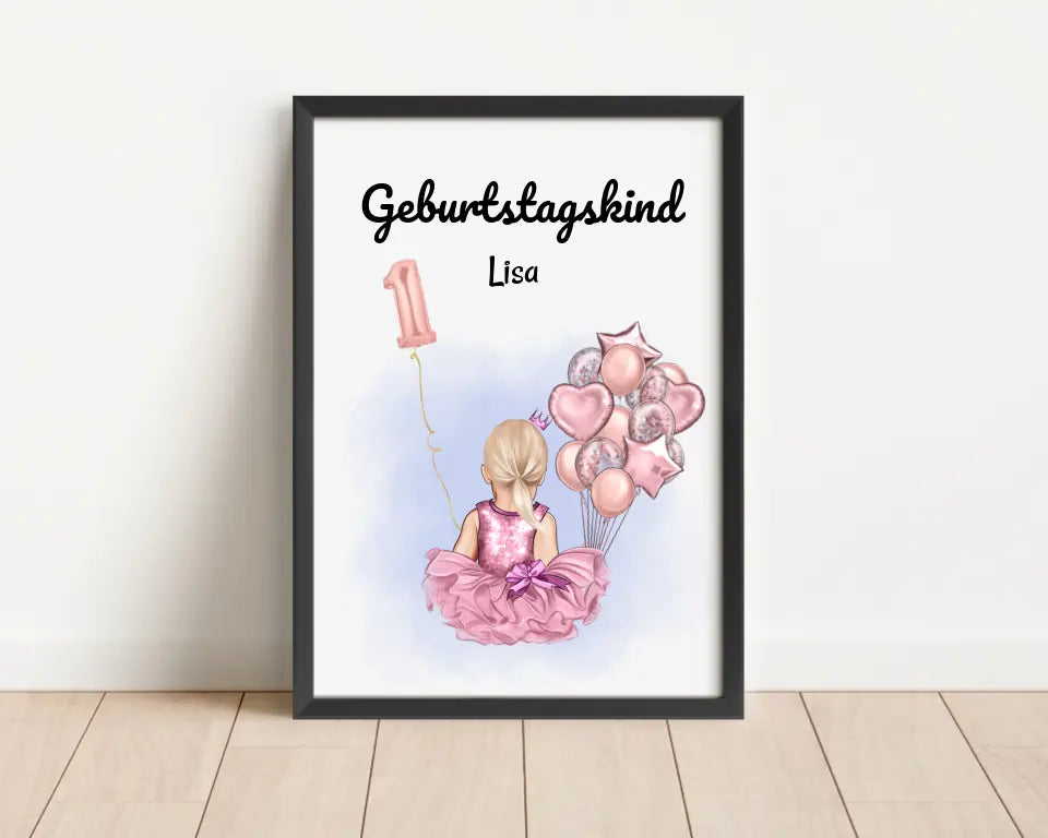 Last Minute 1. Geburtstag Geschenk Mädchen Bild