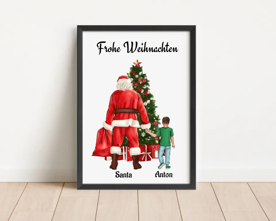 Patenkind Junge Bild Geschenk Weihnachten