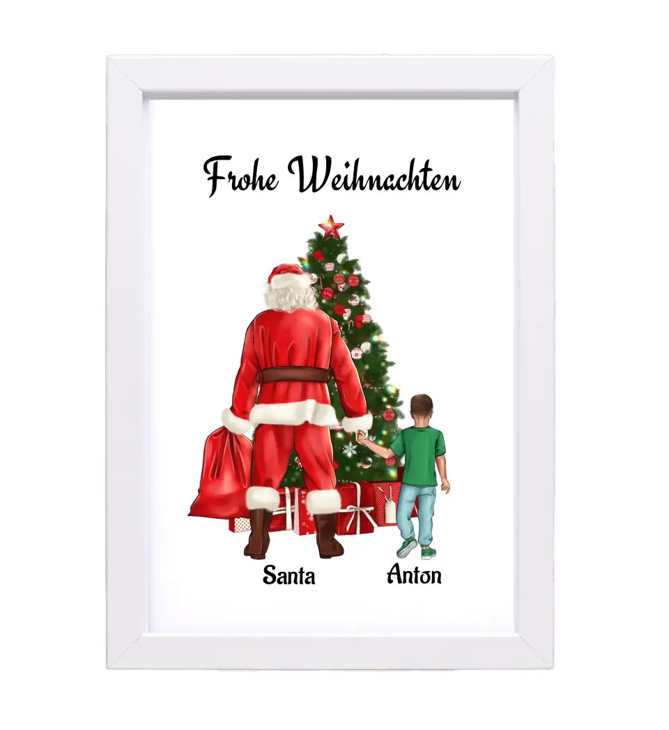 Patenkind Junge Bild Geschenk Weihnachten