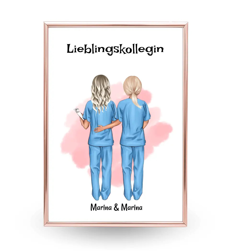 Krankenschwester Lieblingskollegin Bild personalisiert