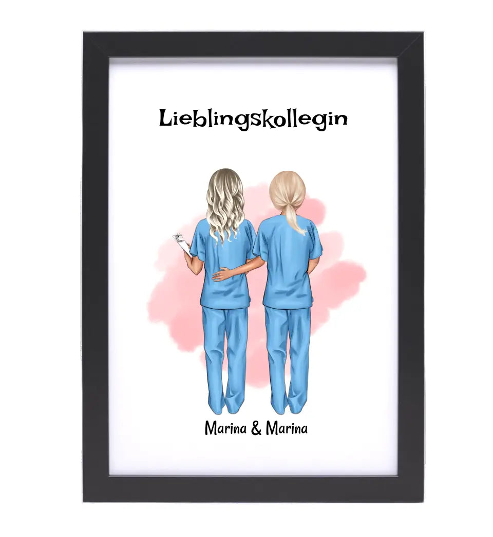 Krankenschwester Lieblingskollegin Bild personalisiert