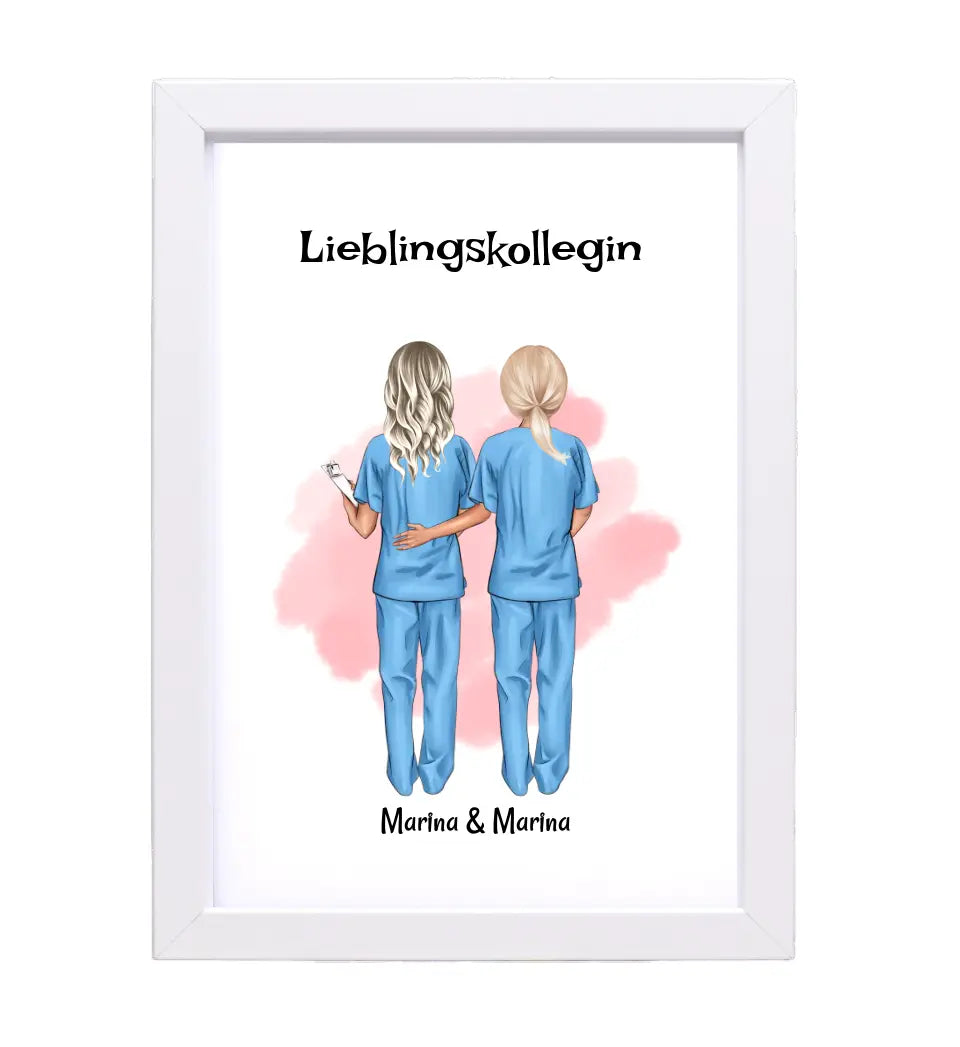 Krankenschwester Lieblingskollegin Bild personalisiert