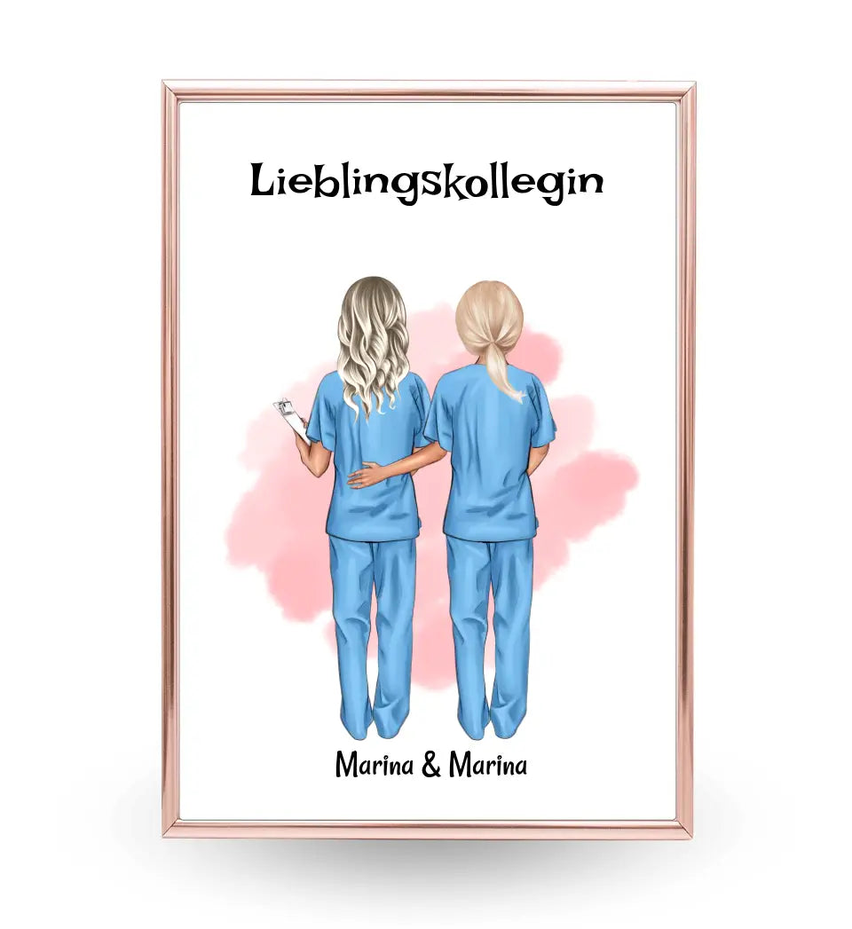 Krankenschwester Lieblingskollegin Bild personalisiert