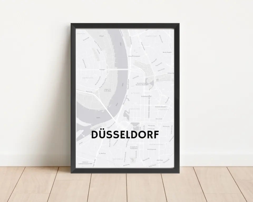 Lieblingsstadt Stadtkarte Poster mit Koordinaten personalisiert