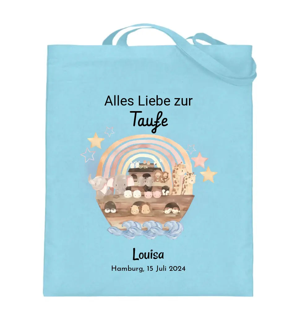 Taufe Jutebeutel Geschenk personalisiert