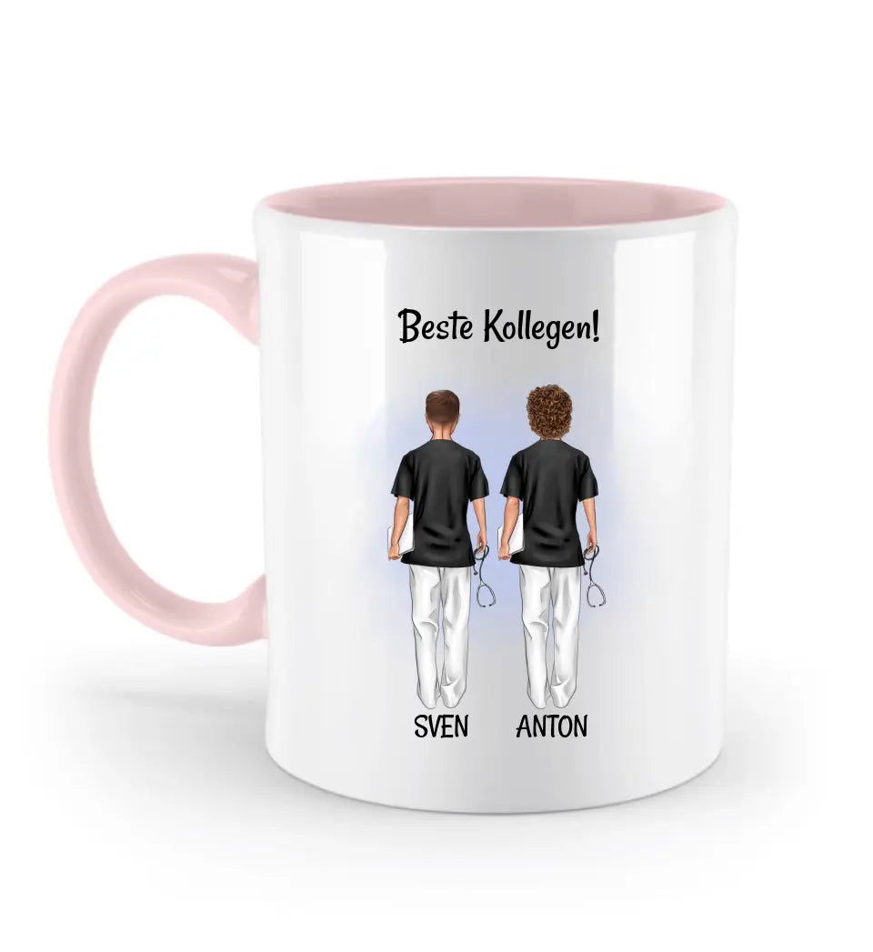 Krankenpfleger Kollegen Tasse personalisiert