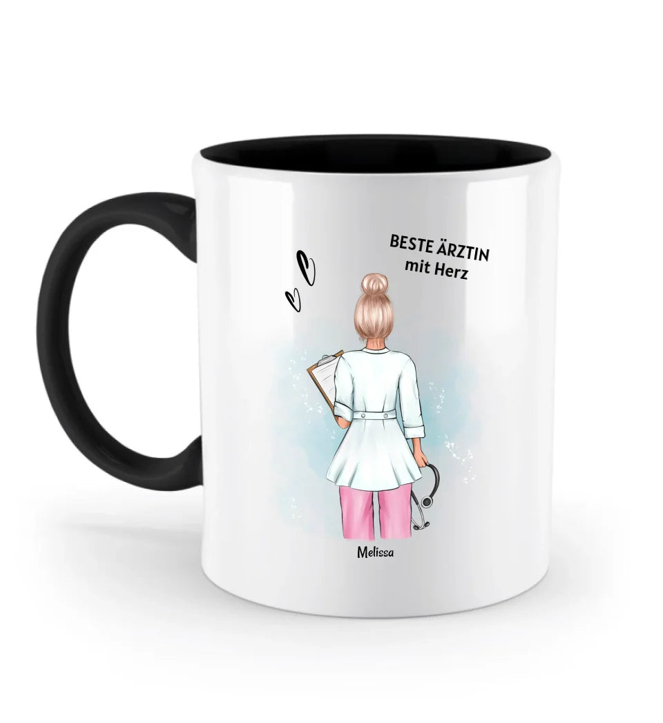 Tasse Arzt Frau Ärztin Geschenk Danke sagen / Geburtstag / Examen bestanden