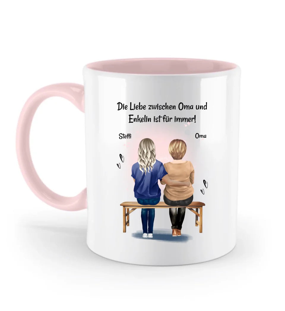 Oma Tasse Geschenk von Enkelin personalisiert