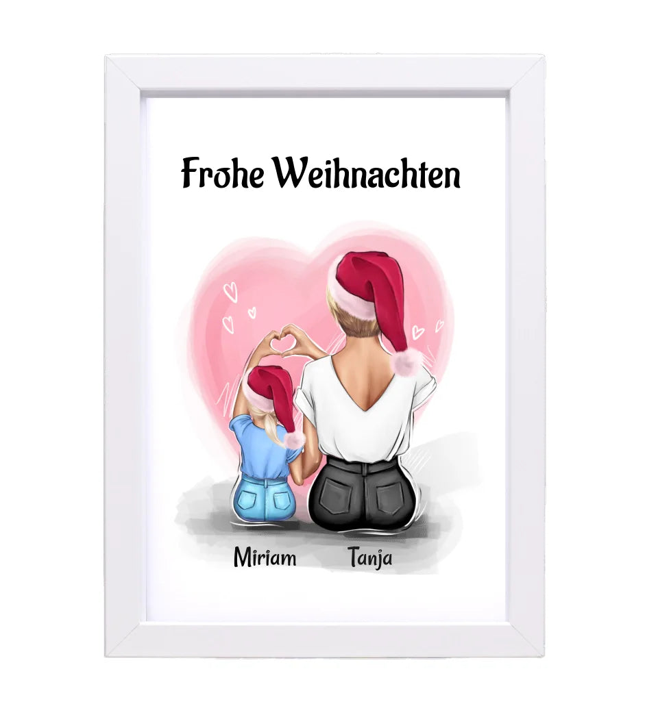 Patentante Bild Geschenk Weihnachten personalisiert