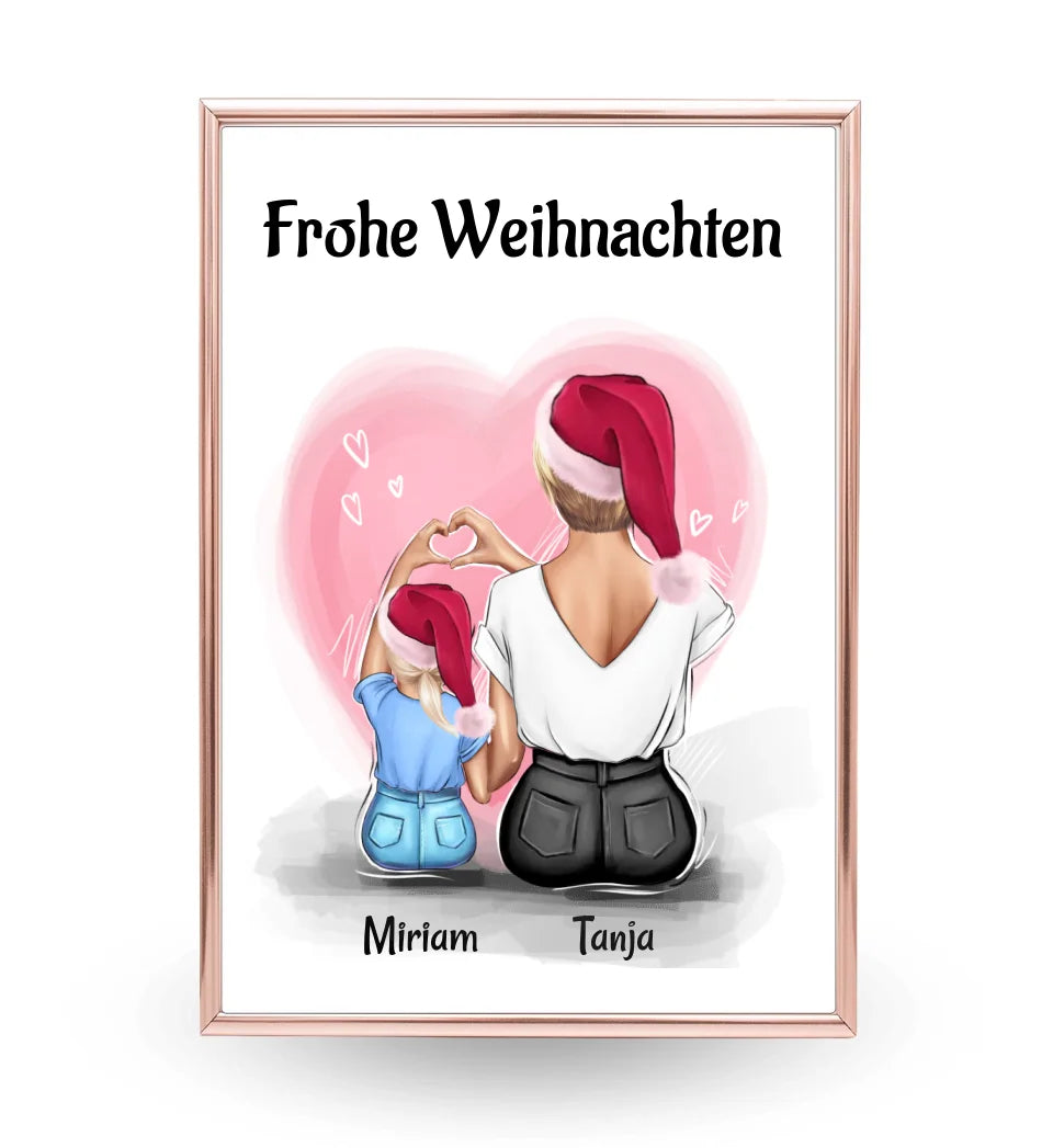 Patentante Bild Geschenk Weihnachten personalisiert