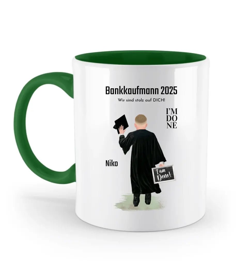 Abschluss Tasse Geschenk Ausbildung Junge - Cantty