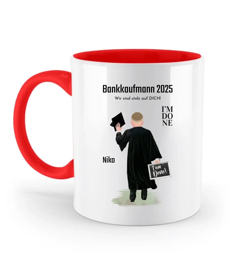 Abschluss Tasse Geschenk Ausbildung Junge - Cantty