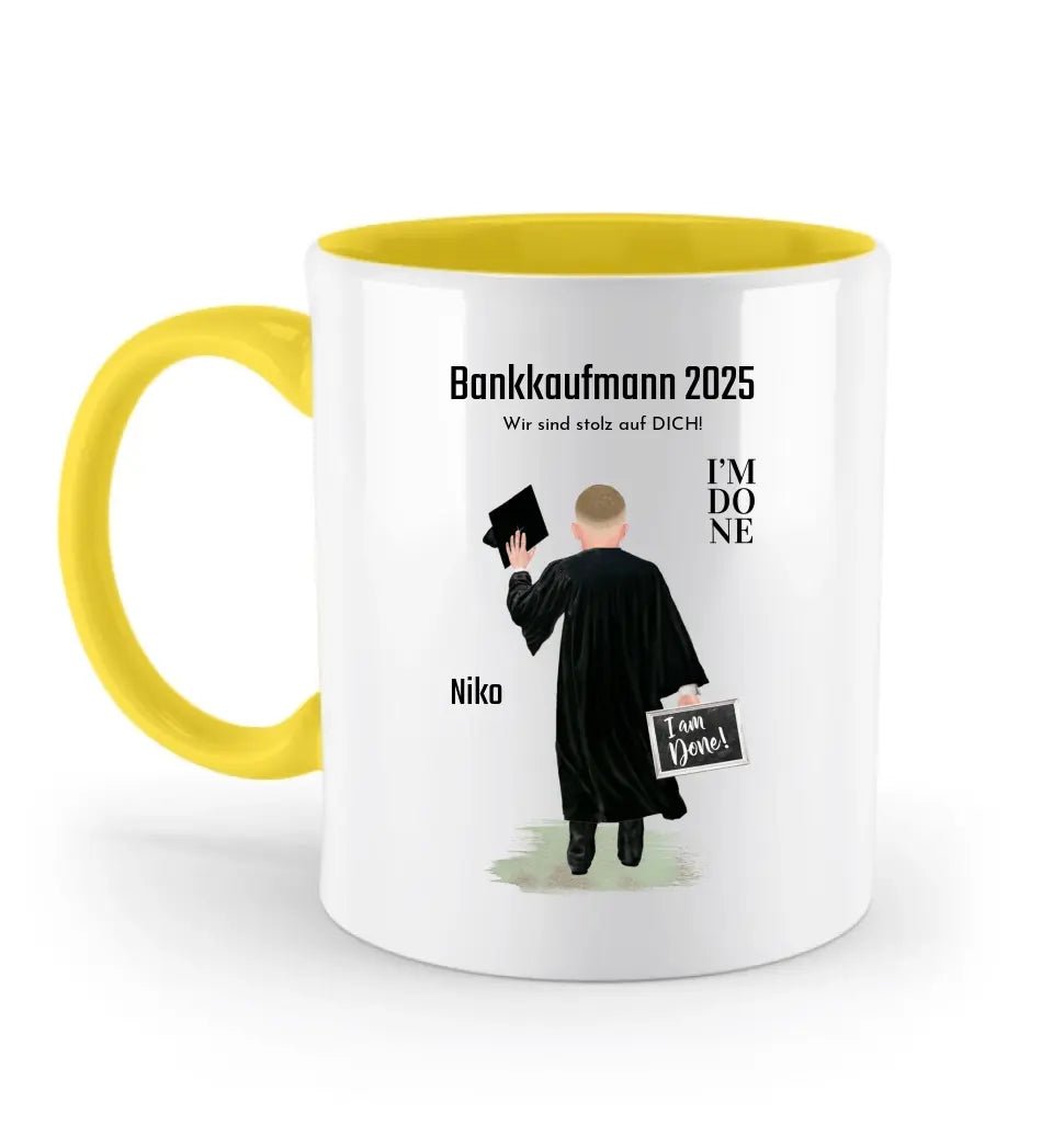 Abschluss Tasse Geschenk Ausbildung Junge - Cantty