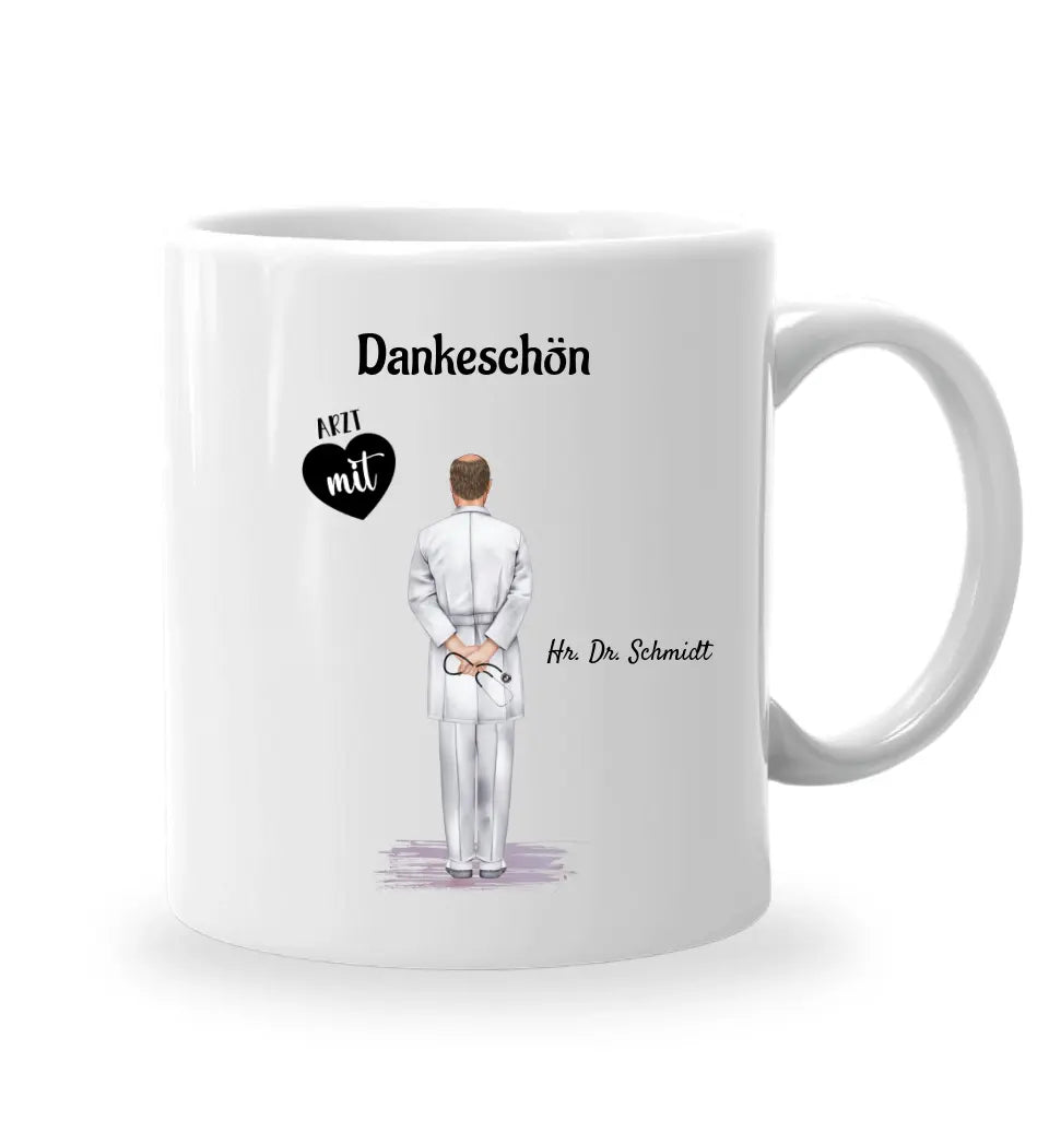 Arzt Tasse Mann Geschenk personalisiert - Cantty