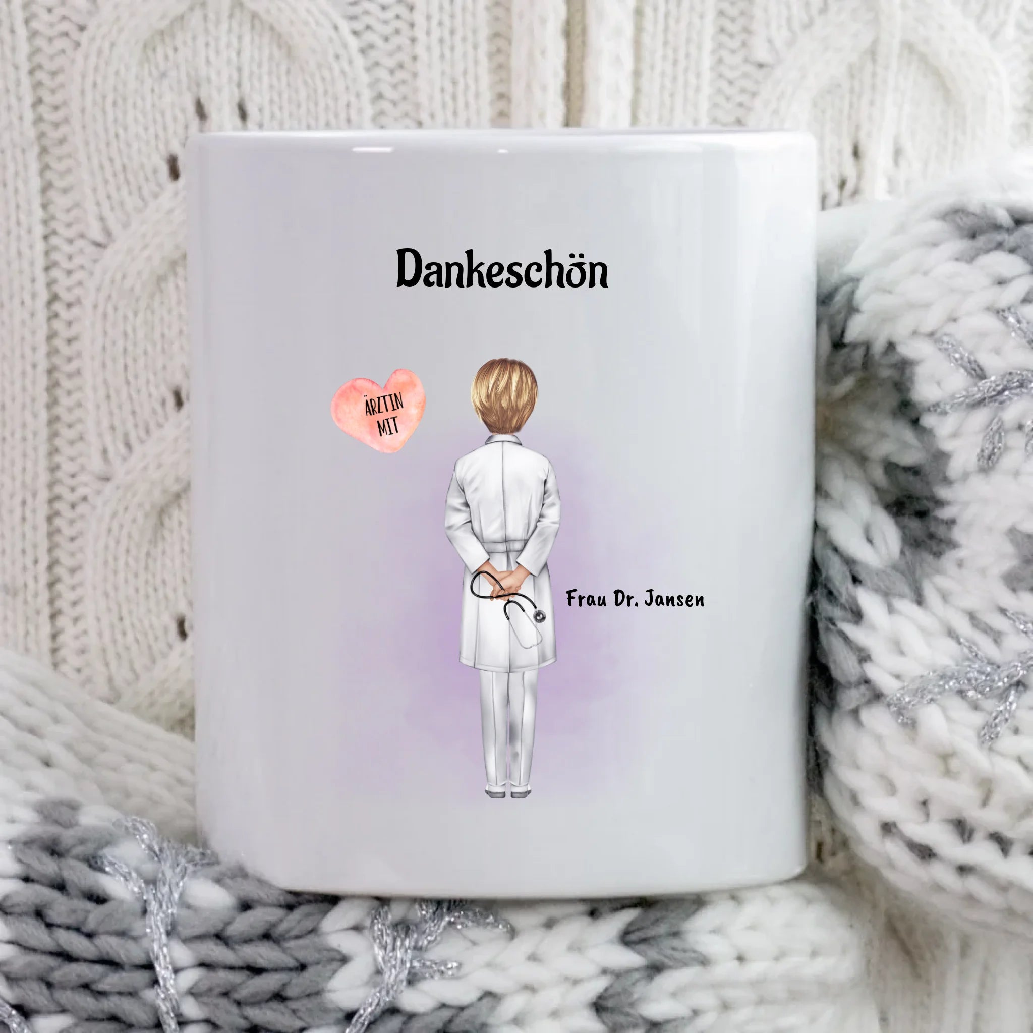 Ärztin Tasse Geschenk personalisiert - Cantty