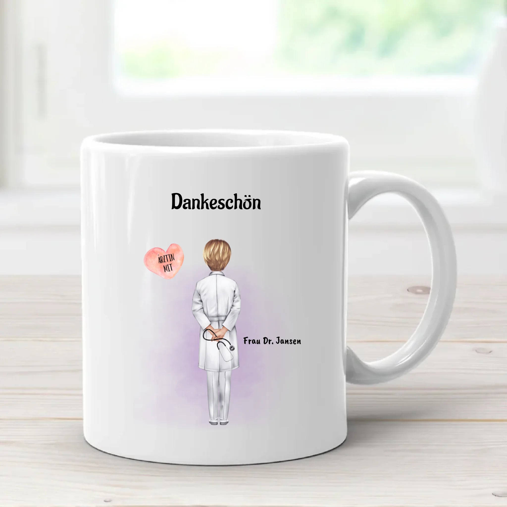 Ärztin Tasse Geschenk personalisiert - Cantty