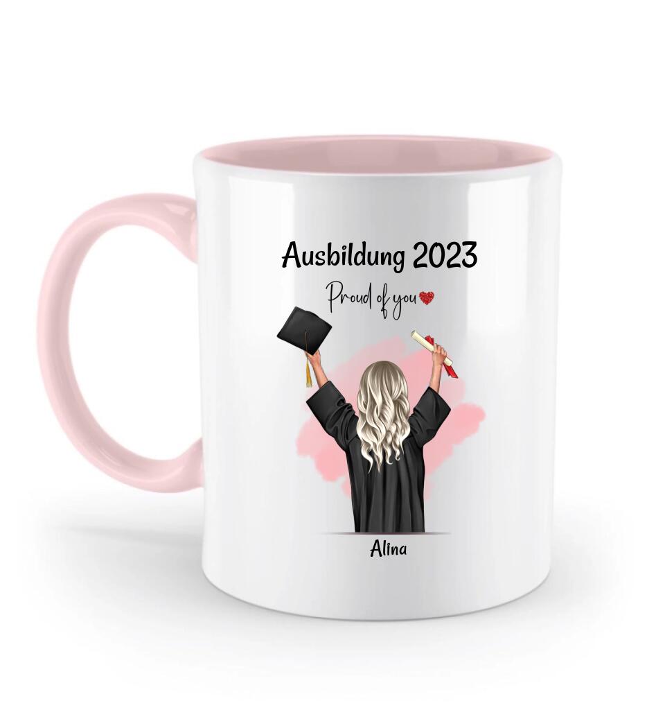 Ausbildung Abschluss Tasse Geschenk für Mädchen - Cantty