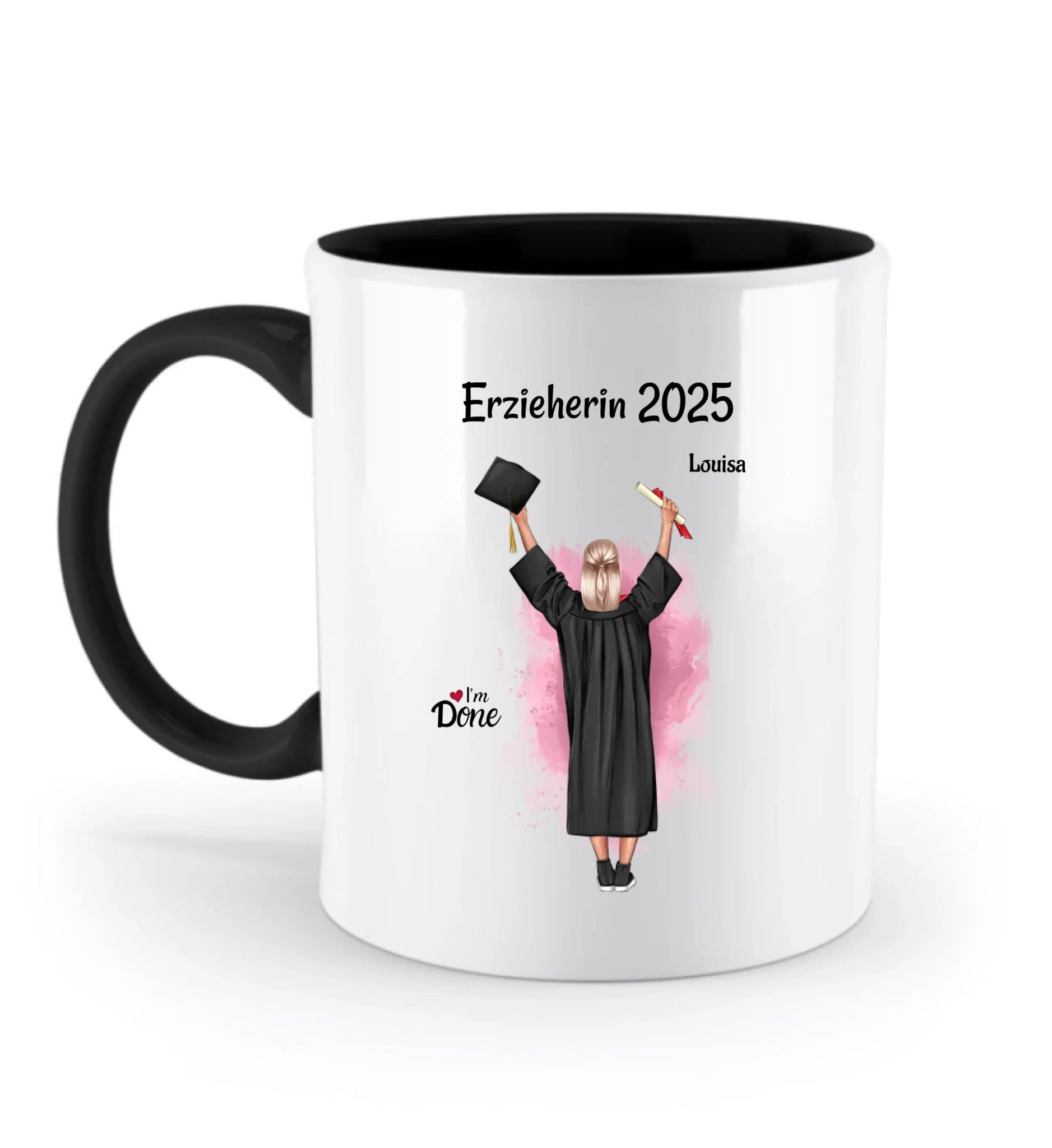 Ausbildung bestanden Tasse Geschenk personalisiert - Cantty