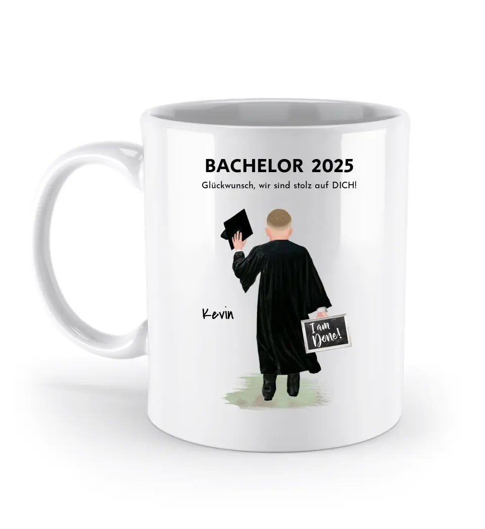 Bachelor Master Studium Abschluss Tasse personalisiert - Cantty