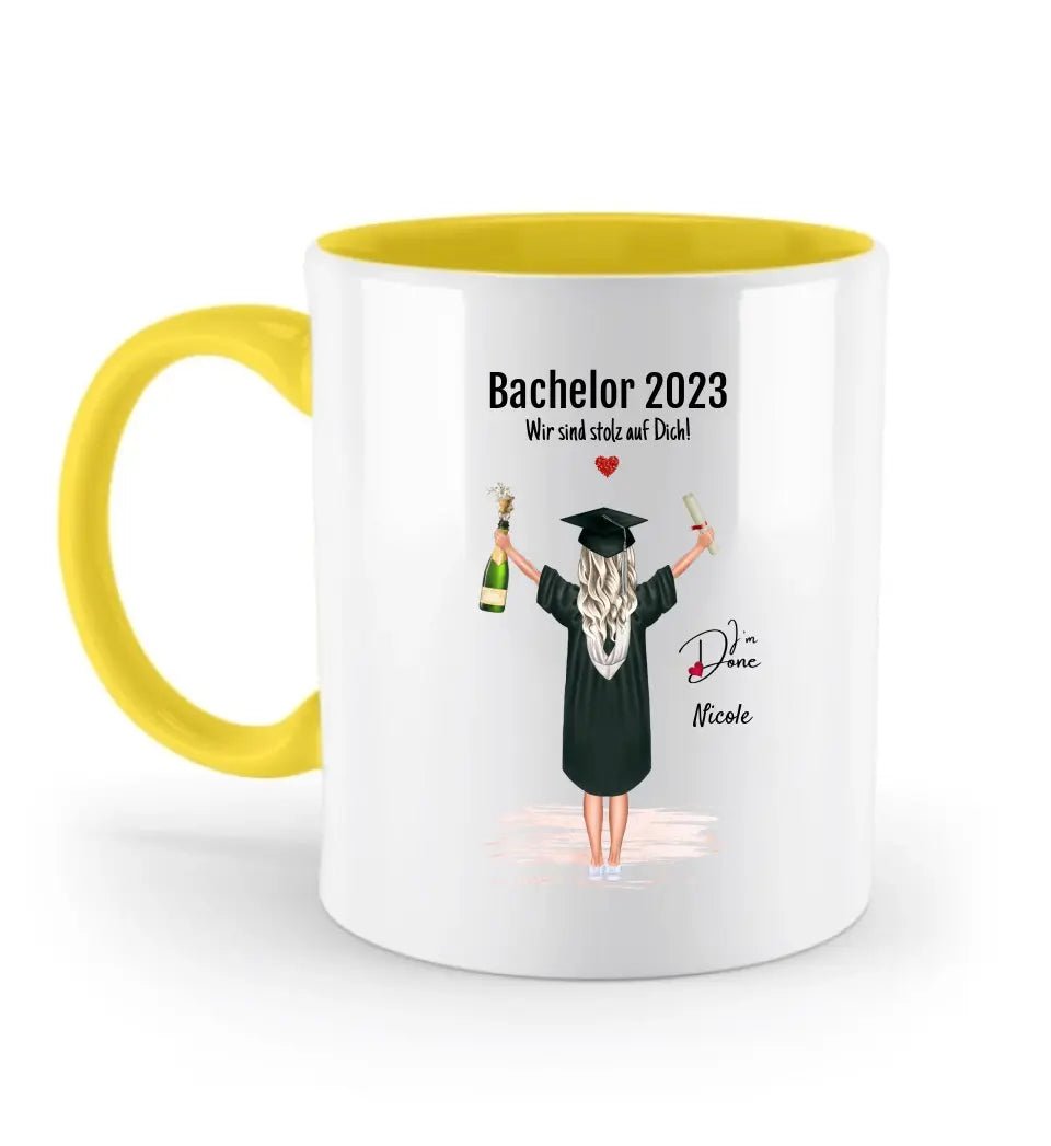 Bachelor Tasse Mädchen Abschlussgeschenk - Cantty