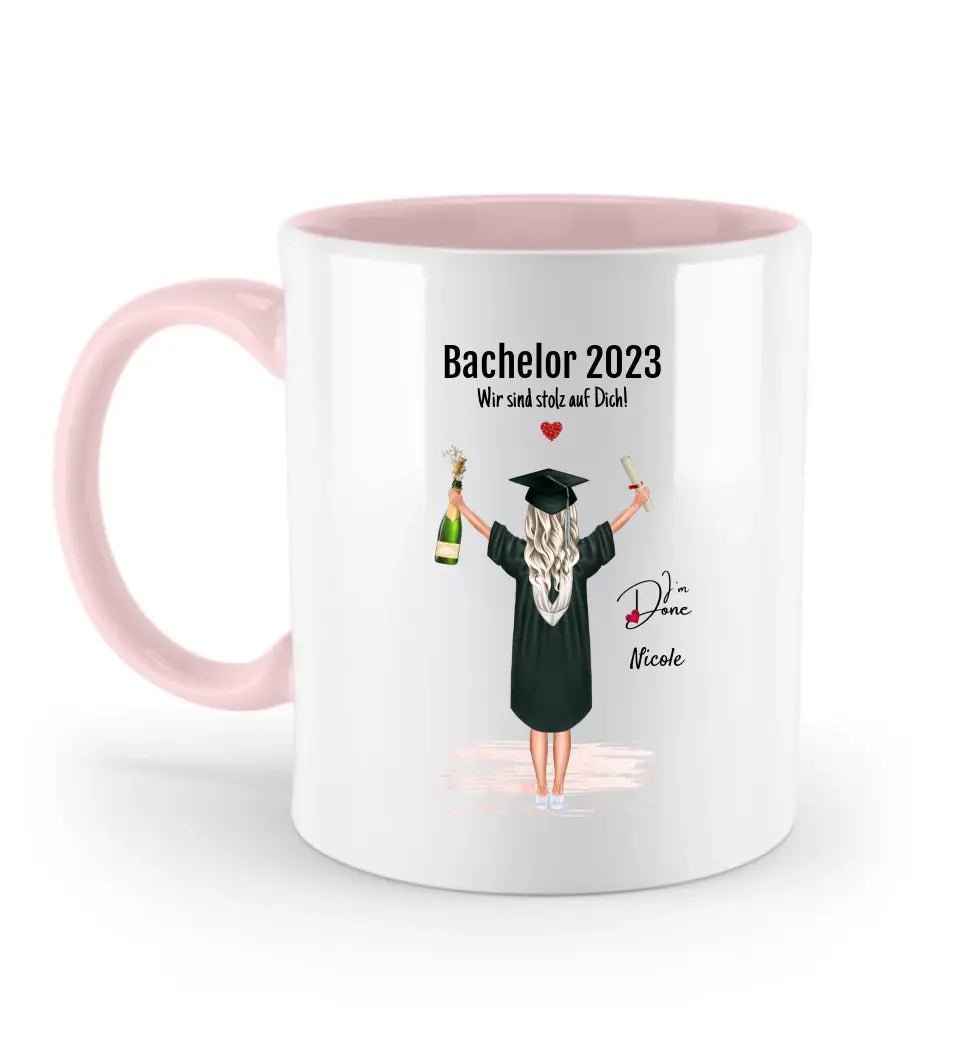 Bachelor Tasse Mädchen Abschlussgeschenk - Cantty