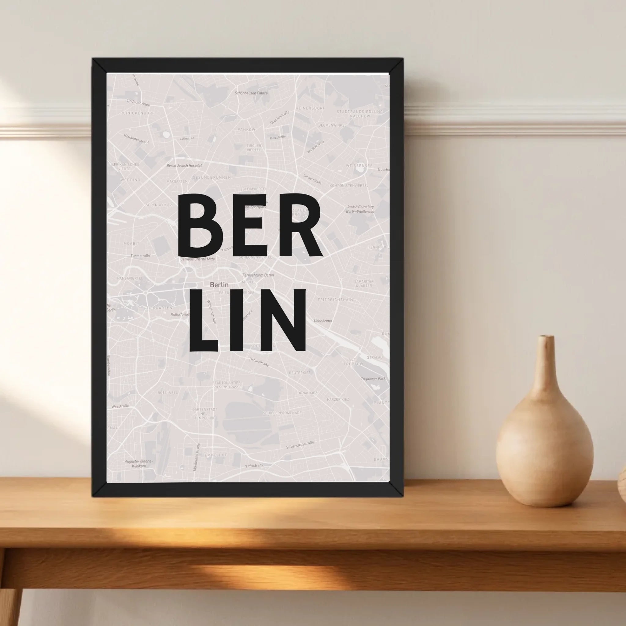 Berlin Koordinatenposter Stadtkarte dein Lieblingsort personalisiert - Cantty