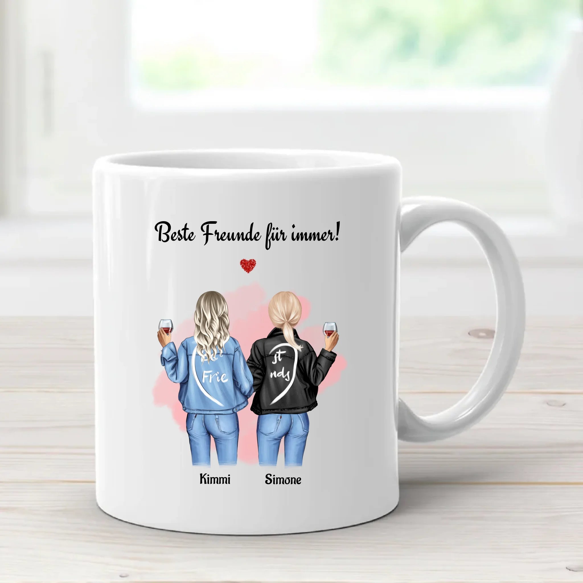 Beste Freunde Tasse Geschenk personalisiert für Frauen - Cantty