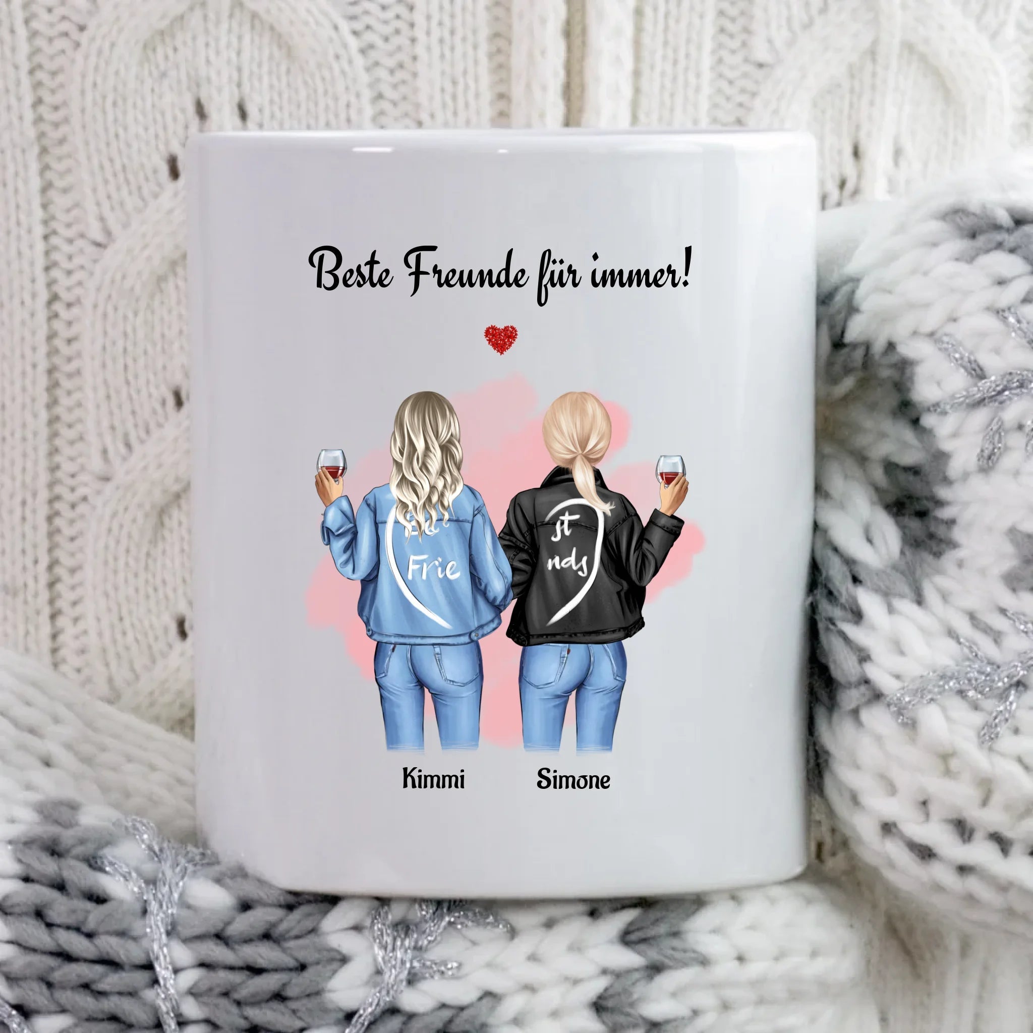 Beste Freunde Tasse Geschenk personalisiert für Frauen - Cantty