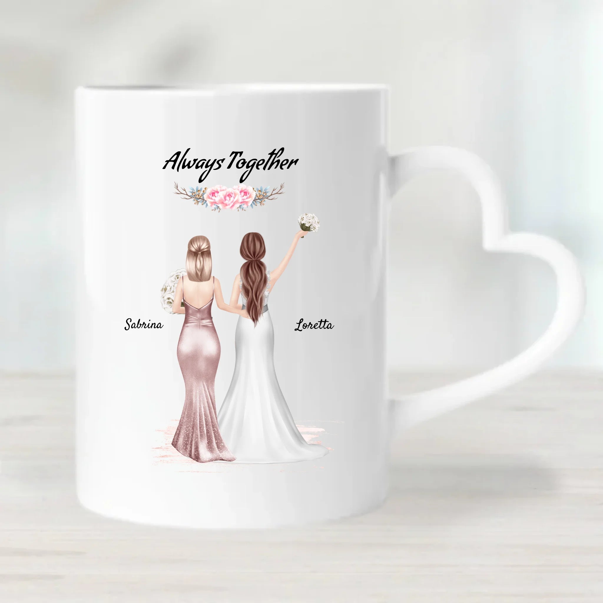 Beste Freundin Hochzeit Geschenk Tasse für Braut - Cantty