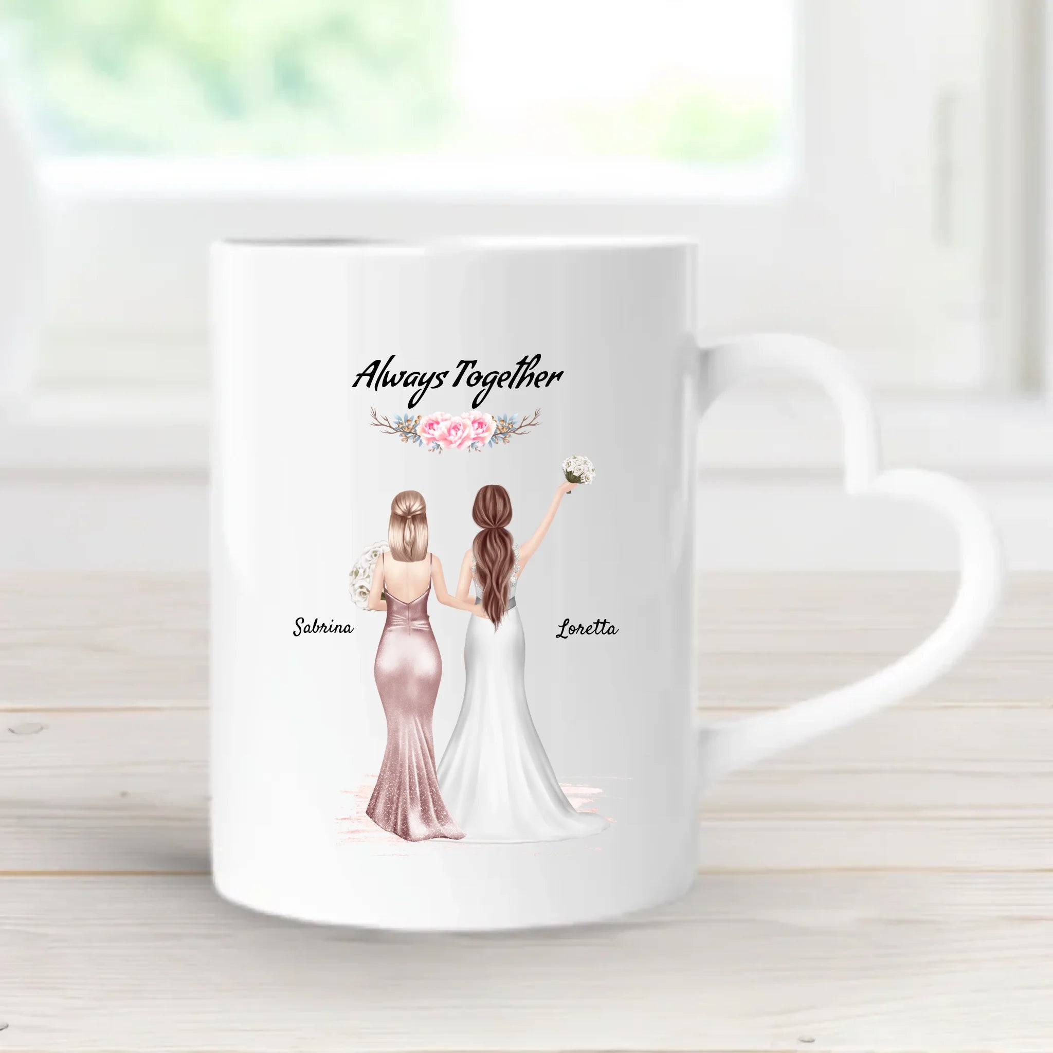 Beste Freundin Hochzeit Geschenk Tasse für Braut - Cantty