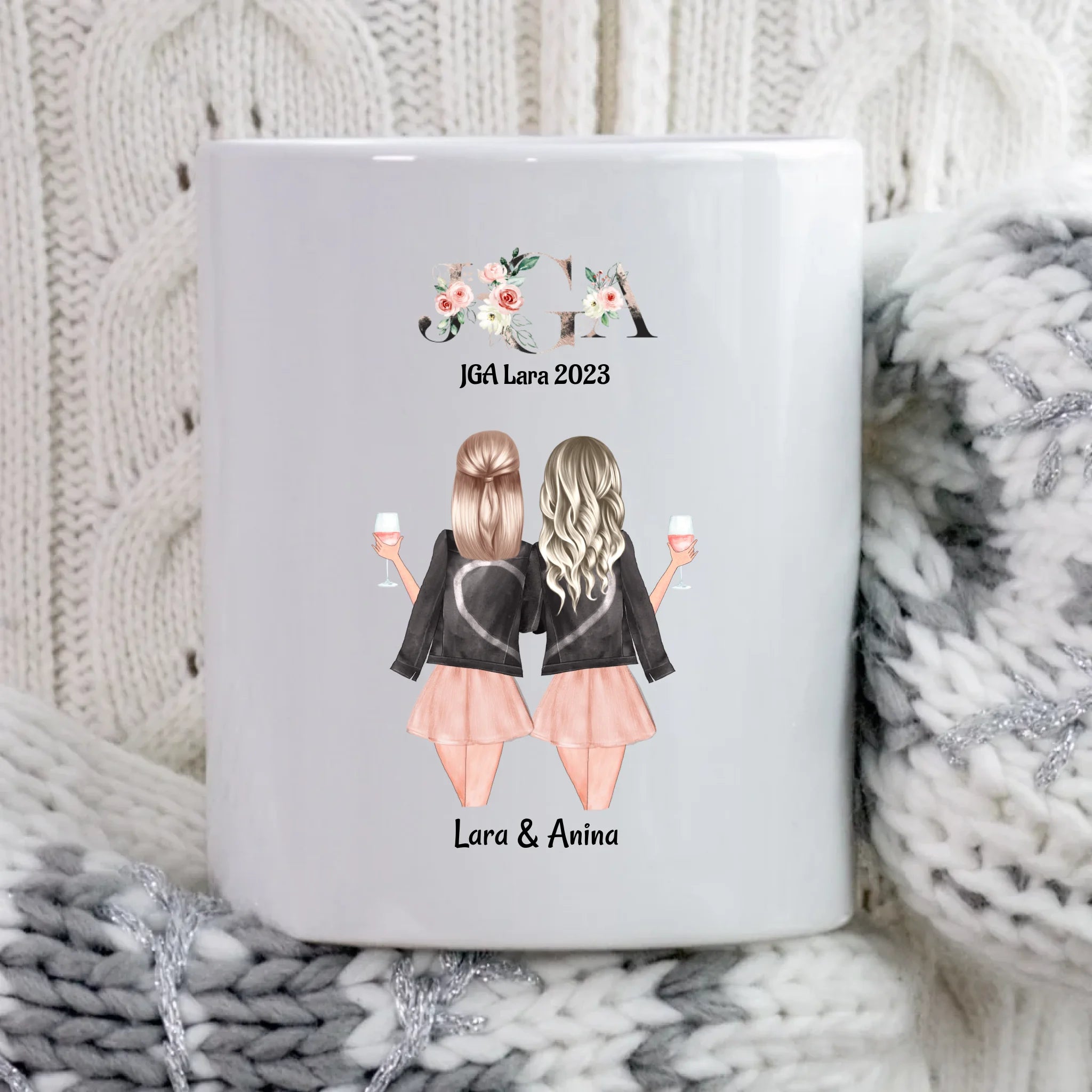 Beste Freundin JGA Tasse personalisiert - Cantty