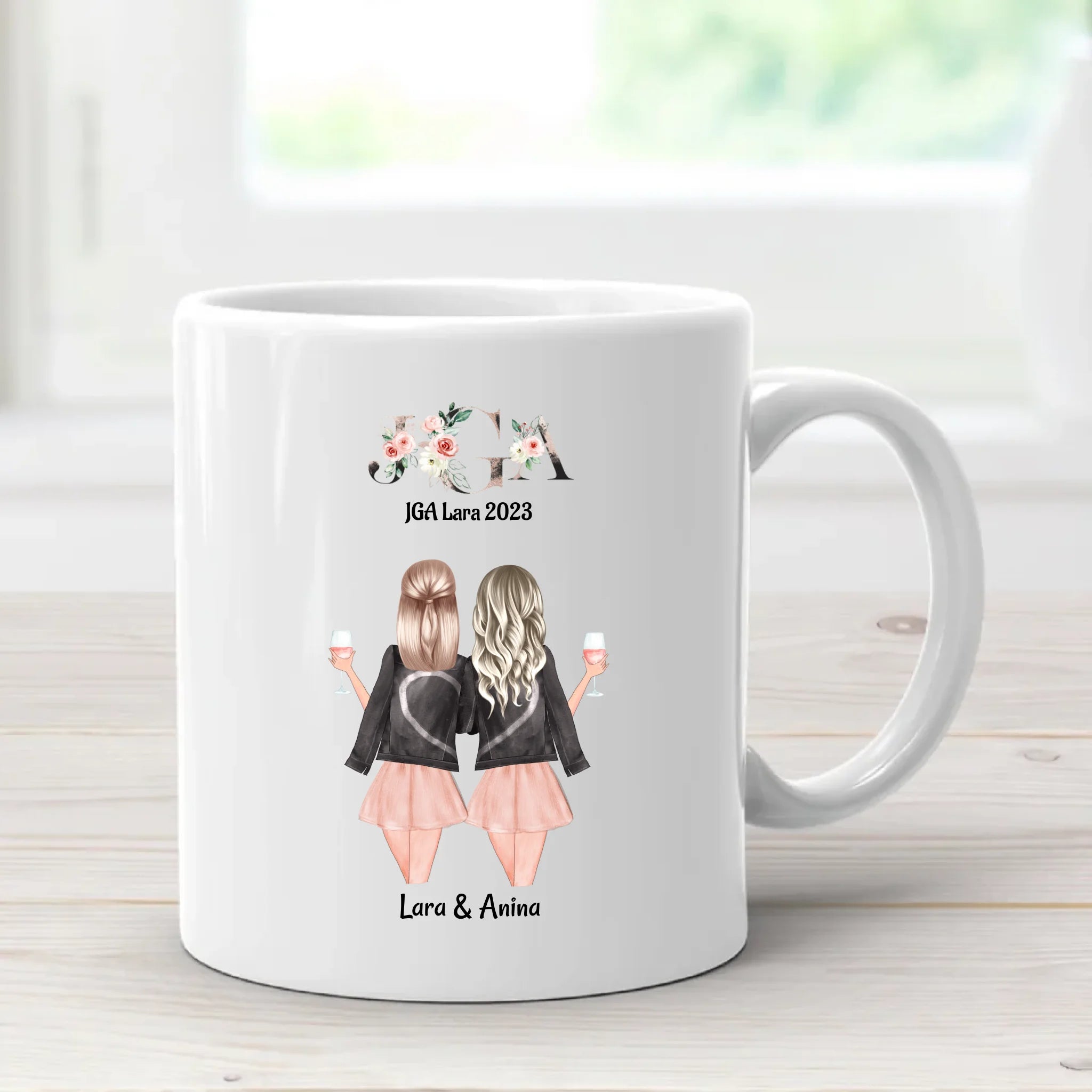 Beste Freundin JGA Tasse personalisiert - Cantty