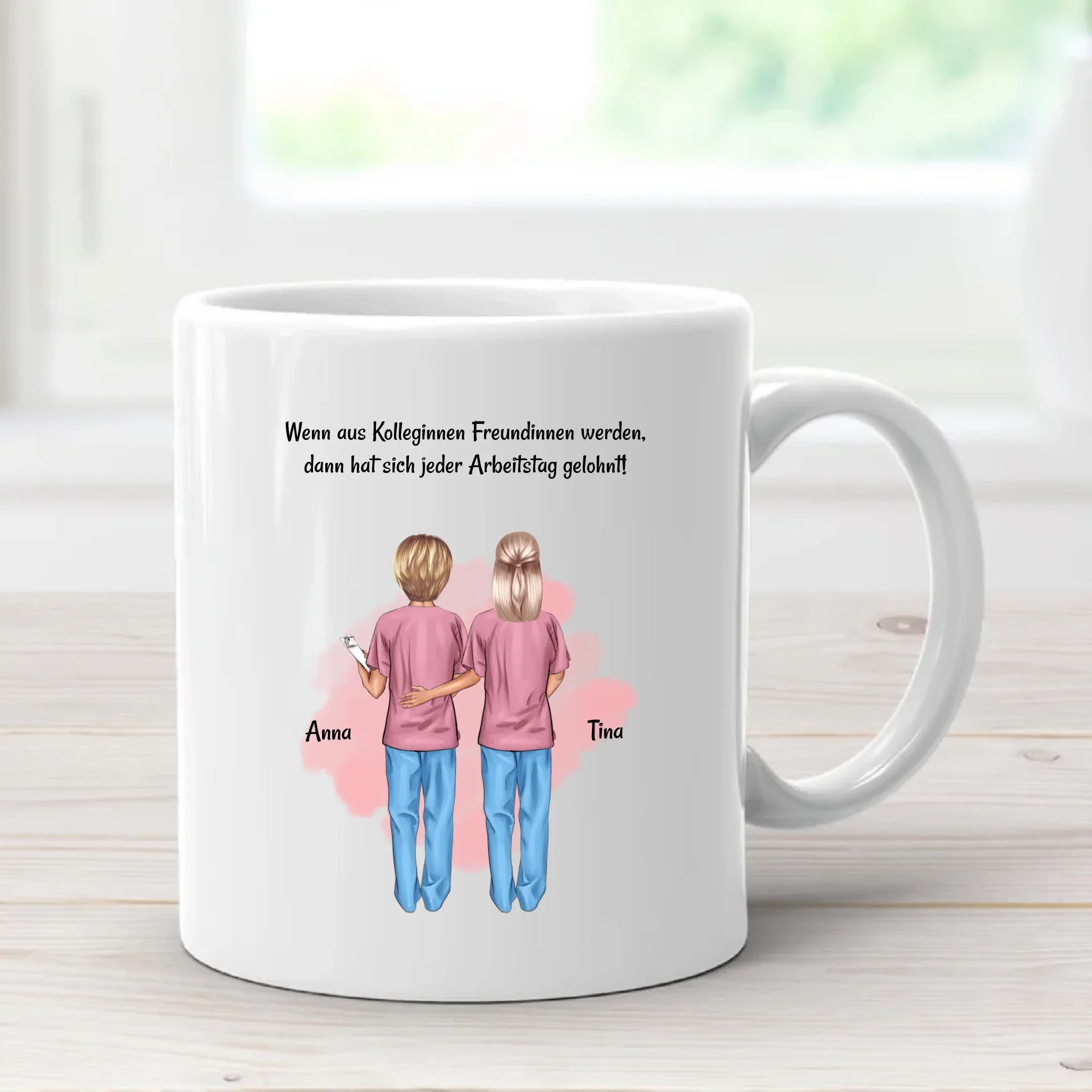 Beste Freundin Krankenschwester Tasse Geschenk personalisiert - Cantty