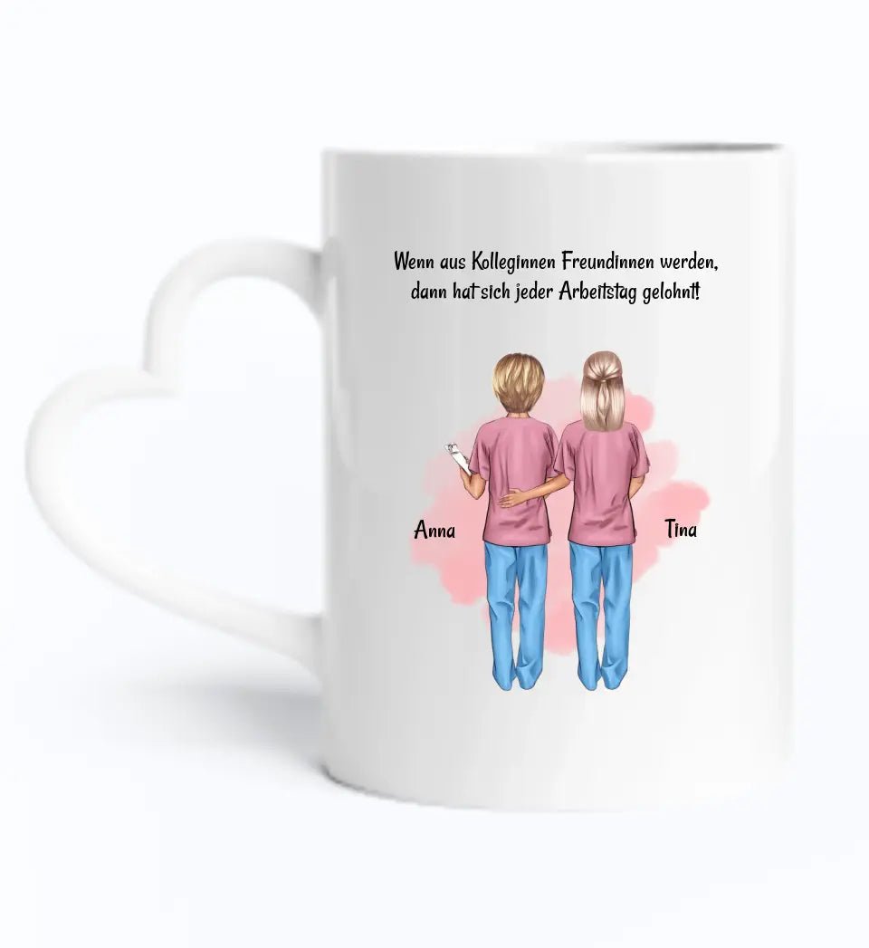 Beste Freundin Krankenschwester Tasse Geschenk personalisiert - Cantty