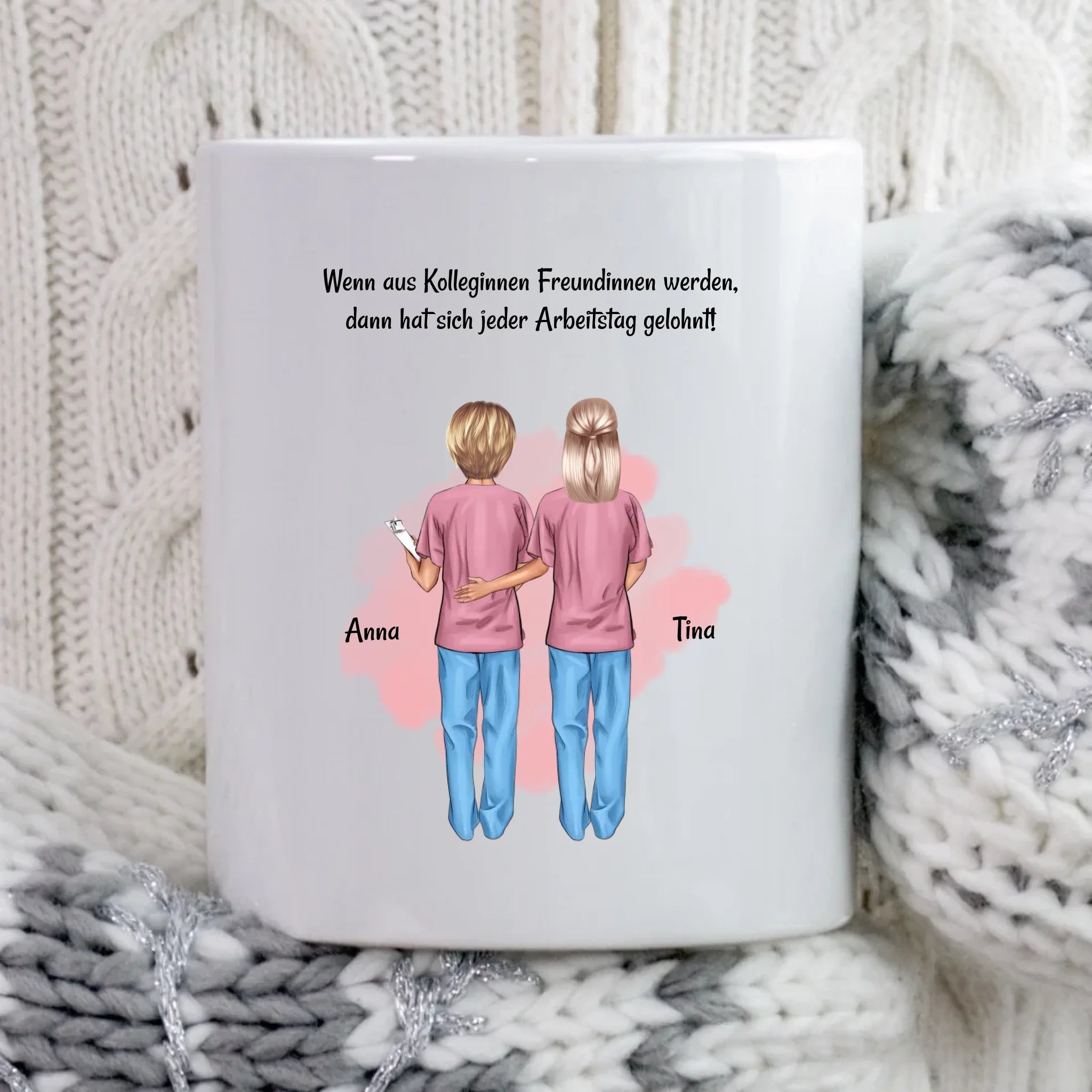 Beste Freundin Krankenschwester Tasse Geschenk personalisiert - Cantty