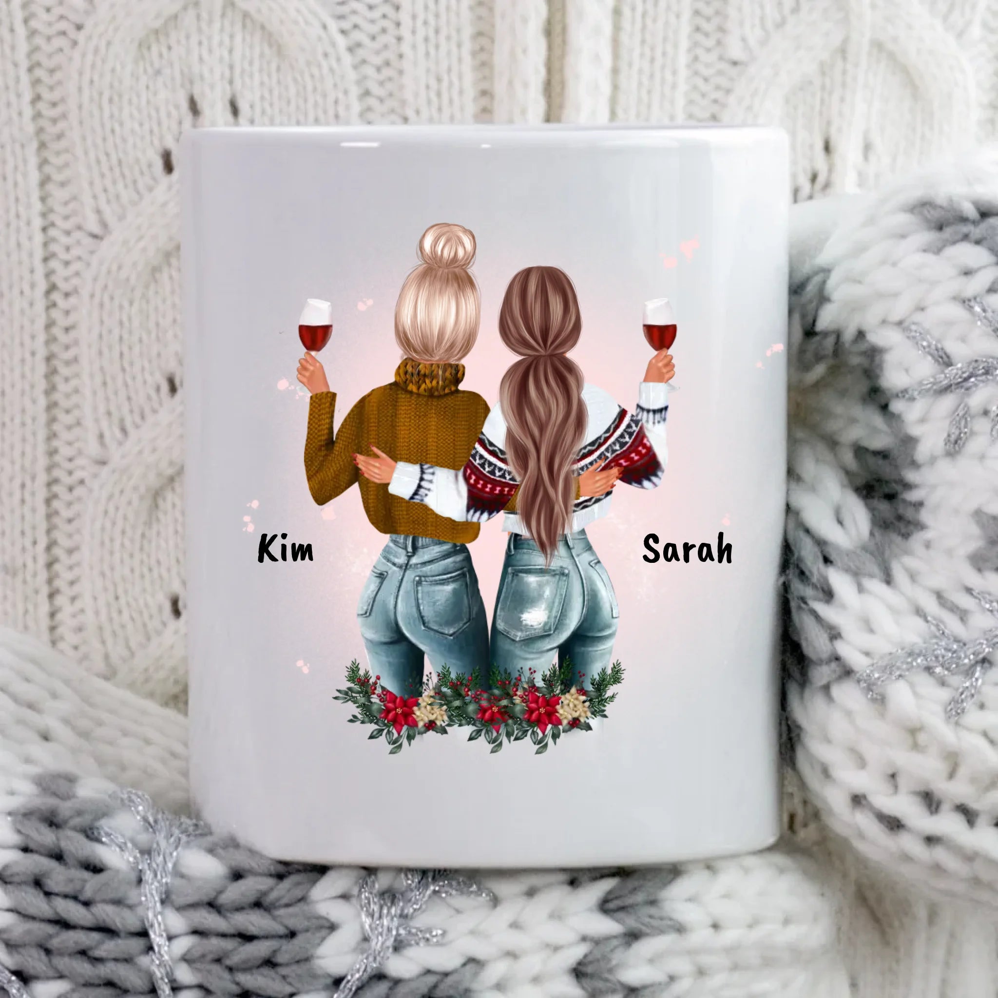 Beste Freundin Tasse Geschenk mit Name selber gestalten - Cantty