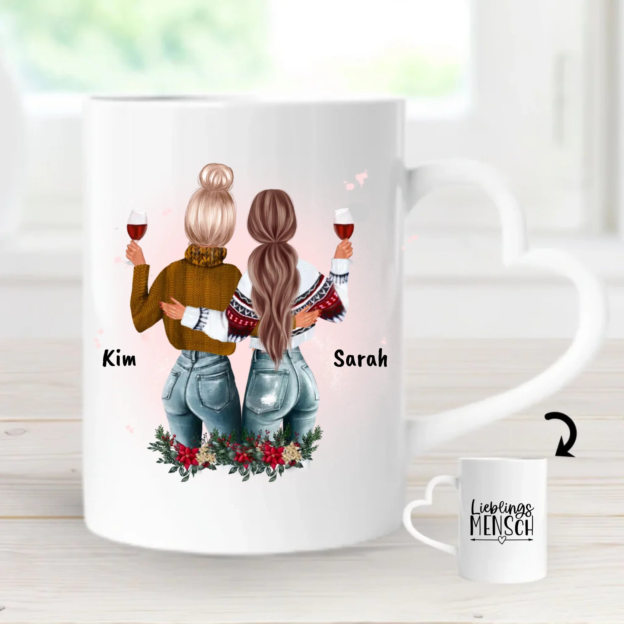 Beste Freundin Tasse Geschenk mit Name selber gestalten - Cantty