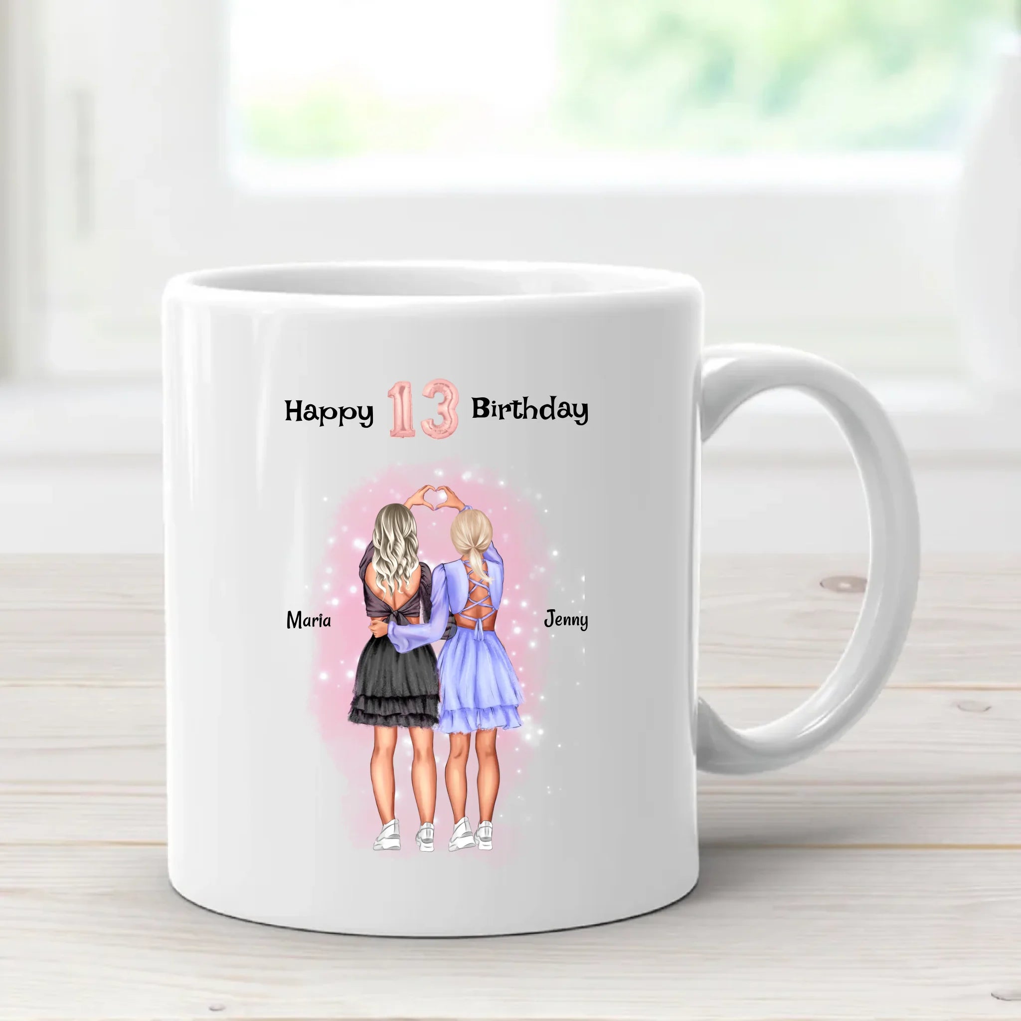 Beste Freundin Tasse Geschenk zum Geburtstag für Mädchen - Cantty