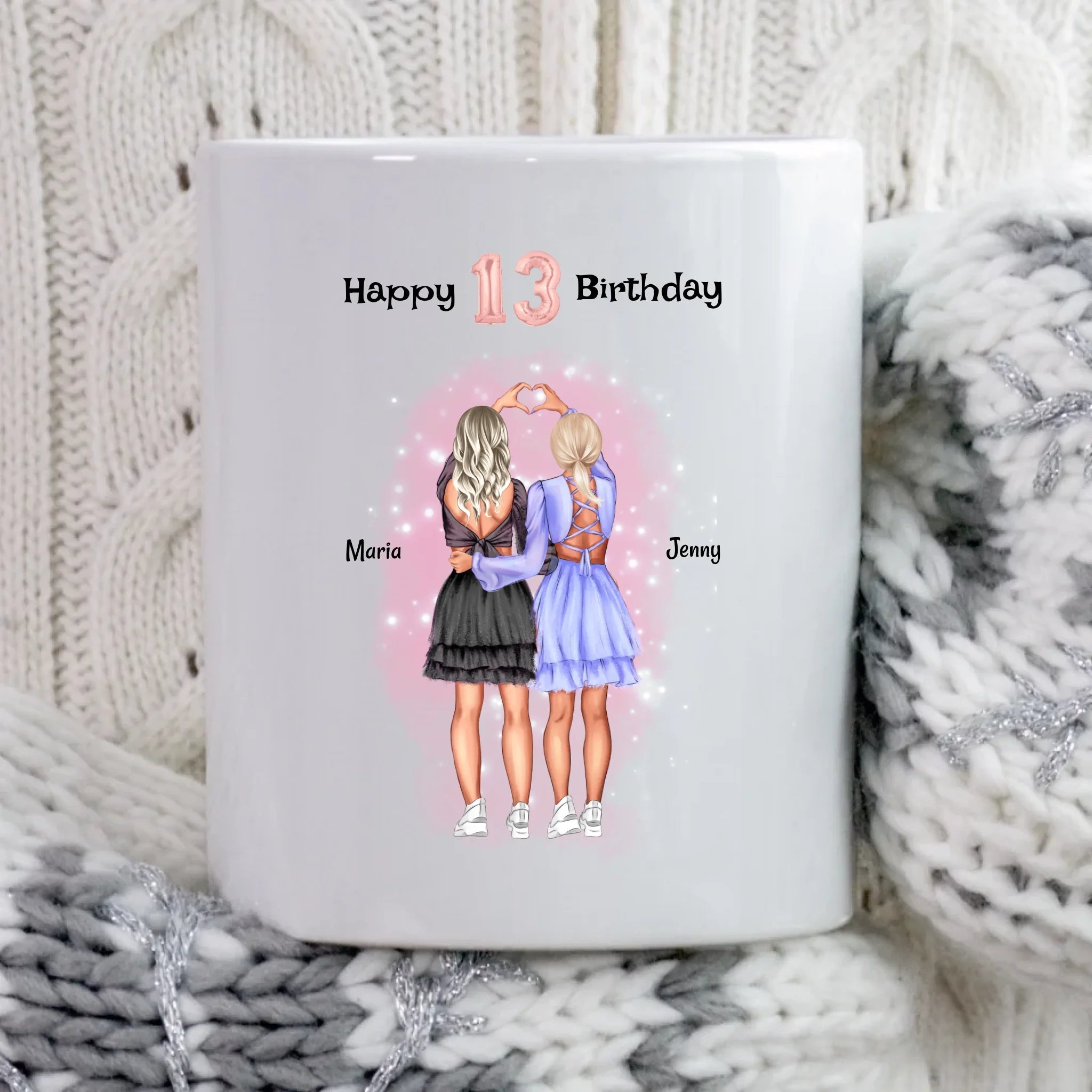 Beste Freundin Tasse Geschenk zum Geburtstag für Mädchen - Cantty