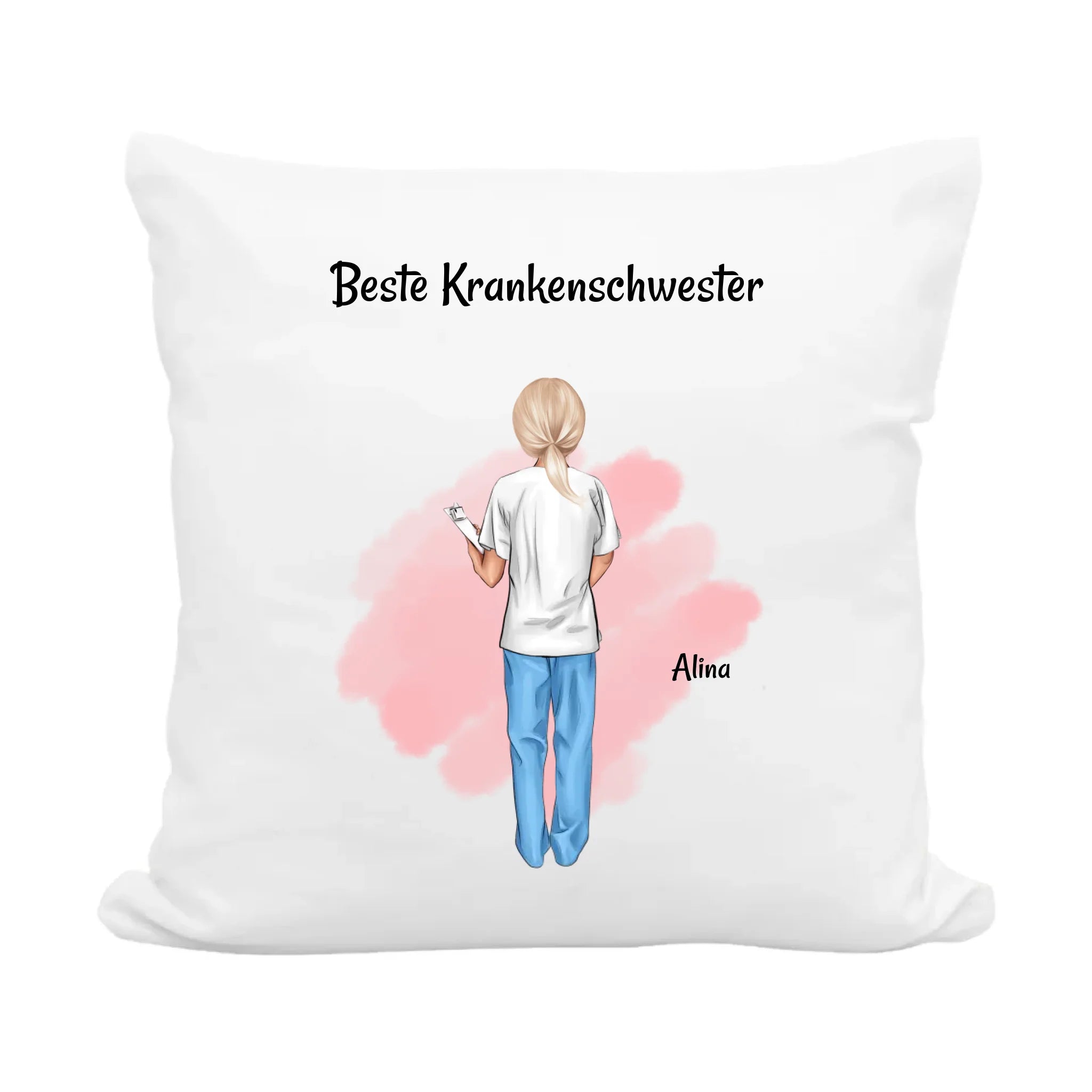 Beste Krankenschwester Kissen Geschenk personalisiert - Cantty